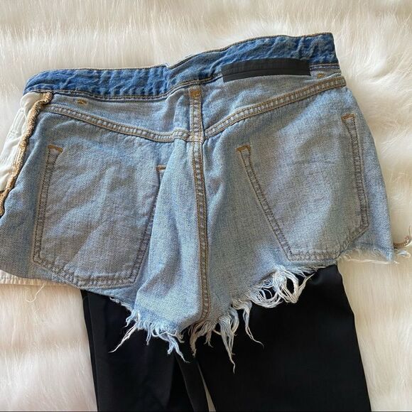 Unravel Project Reverse Short Cotton Leggings (26) - Picture 11 of 13